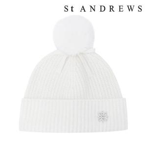 [세인트앤드류스]여성 탈착 폼폼 별 심볼 비니 (821D4CP492IV)