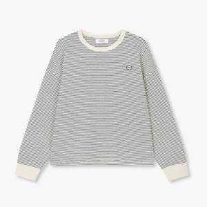 톰보이  컬러 스트라이프 롱슬리브 티셔츠 (9175422982)