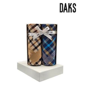 [닥스(손수건)]2매 선염 손수건 세트 DDO1215/DEI2106