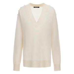 25 FW 로베르토 카발리 V넥 버튼 장식 스웨터 TKM620MQ001 TP442131949