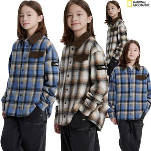 (건대 스타시티점) 내셔널지오그래픽키즈 (K254USH010)  체크  남방 고학년 셔츠