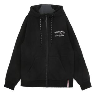 M 휠라후드집업 KQC FS2FTG4102X-BLK 플리스 안감 후드집업