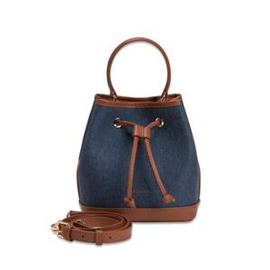 [에스콰이아]여성 데님원단 미니 복조리백 버킷&크로스백  EOESHB874