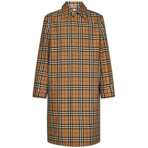 (명품) 버버리 빈티지 체크 코트 8072017