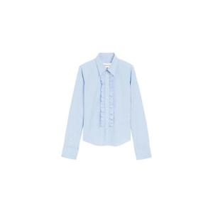 25 FW 아미 파리스 러플 스트라이프 셔츠 E26FSH821CO0219 TP449446489