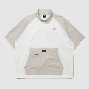 엄브로반팔티 VQA UQ321CWT71-SCW 썬샤워 스탠넥 반팔 아노락 SWEETCORN