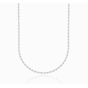 [로이드] [실버 925] 이태리체인 에그볼 목걸이 S LLNS24224S