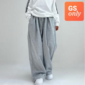 [UNISEX/2size]바인 벌룬핏 핀턱 와이드 밴딩 트레이닝 오버핏 스웨트 벌룬팬츠 남여공용 아이돌바지 빅사이즈 사계절