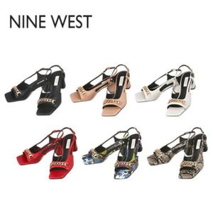 [나인웨스트(슈즈)]양가죽 체인샌들 NW043 6종