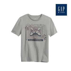 [갭키즈]게임 그래픽 슬럽 티셔츠(825603-00-9_GY)