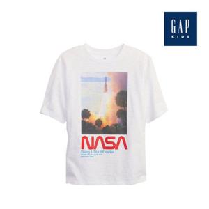 [갭키즈]나사 그래픽 슬럽 티셔츠(867990-00-9_WH)