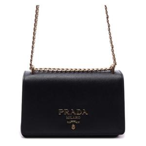 [프라다]23FW 여성 사피아노 골드로고 체인 크로스백 (1BD144 ZM