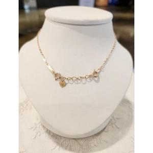 미니골드 14K 하트 보조체인사슬 3cm CHAIN4006