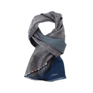 [에스티듀퐁(셔츠)]그레이 실크 양면 넥카프 TE4FM63KS303TGY