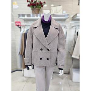 프로그램 세이브존05 빅카라 루즈핏 핸드메이드 숏 코트 P244H002