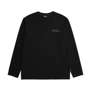 내셔널지오그래픽 N231UTS210 브림 스몰 로고 긴팔 티셔츠 BLACK