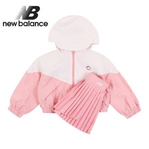 뉴발란스 키즈 TREE 여아 바람막이 스커트 세트(NK9KC3301G-25)_핑크