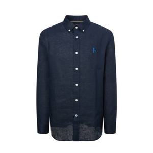 [헤지스남성] 네이비 린넨 셔츠(HZSH5B301N2)