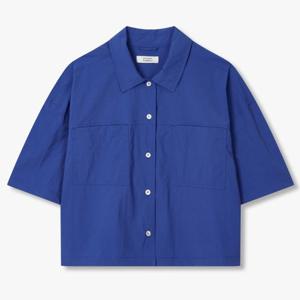 [톰보이]뒷주름 카라 반팔 셔츠 (9175221989)