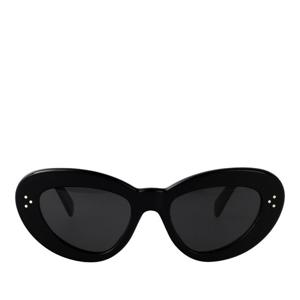 셀린느 블랙 캣아이 프레임 선글라스 CL40320U 01A 52