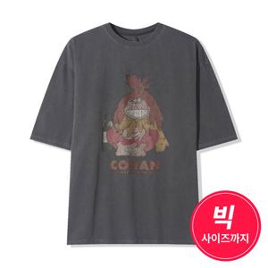 [리빌모아]남자 포비 캐릭터 피그먼트 반팔 티셔츠 AC-TSH-Q073-