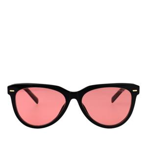 미우미우 블랙 핑크 캣아이 선글라스 0MU 12ZS 16K1D0 56