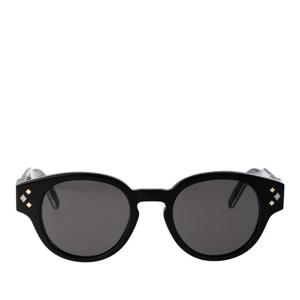 디올 블랙 라운드 다크 틴티드 선글라스 DM40110I 10A0 48