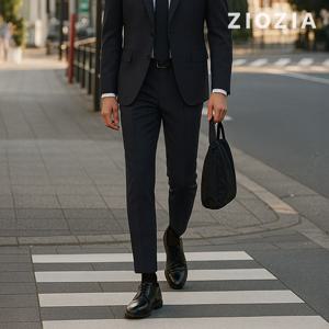 [지오지아] 그레이 투톤 미라클 정장팬츠 (ABD3SP1201_CGR)