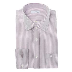 [에스티듀퐁(셔츠)]퍼플 뱀부 핀 스트라이프 일반핏 긴소매 셔츠 SE5FM11LS111SPU