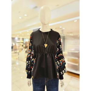 [르니앤맥코이]유니크 핸드앤핸드 프린트 블라우스 MM04BL510HJY