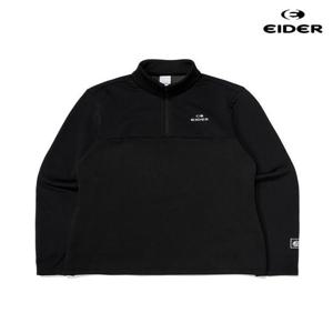 아이더 (DWW24203_Z1) 여성 FIELD (필드) 긴팔 짚업 티셔츠 (Black)