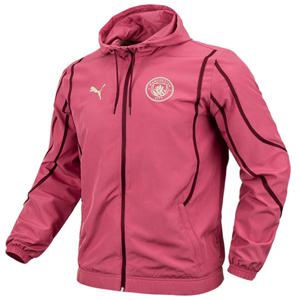 푸마 맨체스터 시티 프리매치 우븐 자켓 트레이닝자켓 바람막이 집업 오키드 77758026