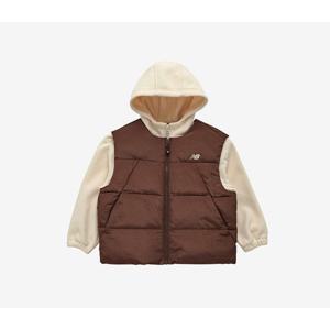 뉴발란스 키즈 ESSENTIAL 2in1 플리스 베스트 세트 B1 NK9QF4101U 39 49