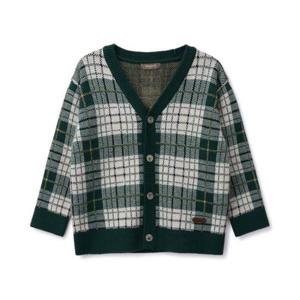 더센트럴 페리미츠 TC01 클래식 체크 가디건 P2342K402