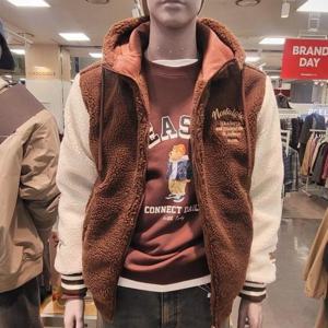 체이스컬트 HC03 보아 배색  후드집업 EFRU4326D0