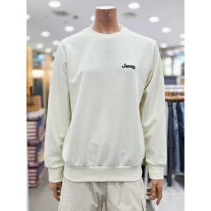 [지프]남녀공용 나침반 프린트 맨투맨(JQ3TSU802_IV)_DG