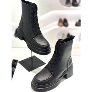 [SODA] 소다 여성 키높이 레이스업 워커부츠 6CM ALB416 FI-10