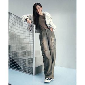 [에고이스트] ER4DP160 맥시핏 카고 데님팬츠 (25년 겨울)