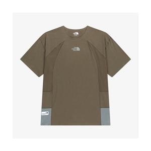 노스페이스 NT7UR52K 화이트라벨 스피드온 반팔 라운드티 LIGHT BROWN 257118