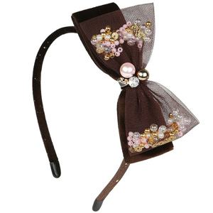 [프랜치켓] 여아겨울머리띠 BR 비즈 헤어밴드 Q55DG5011R4