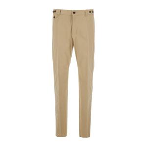 돌체앤가바나 로고 패치 슬림 코튼 팬츠 GP19VT FUFJ9M0263