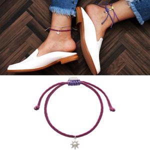 [탄생석 발찌] 리틀스타 탄생석 퍼플 &  라벤더 발찌