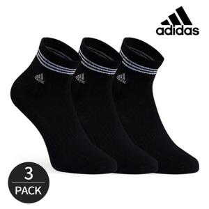 아디다스 골프 여성 퍼포먼스 넥삼선라인 중목양말 3P_BK