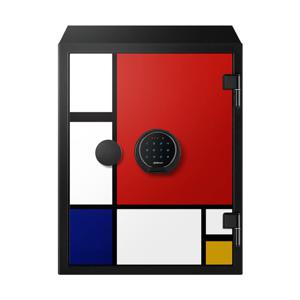 디프로매트 NEW 580AT 몬드리안구성 내화금고 경보기 서랍 선반 가정용 사무용