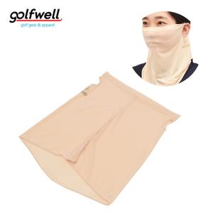 [골프웰] 냉감 남여공용 안면 골프 마스크(베이지)