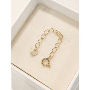 미니골드 14K 하트 보조체인사슬 5cm CHAIN4007