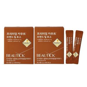 [지앤씨][BEAUTICK] 뷰틱 프리미엄 카무트 브랜드 밀 효소 (2g x 30포 x 2개)