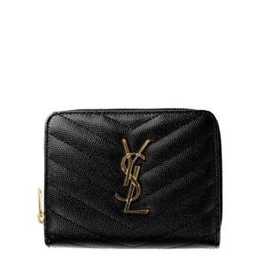 [생로랑] 24SS (668288 BOW01 1000) 여성 반지갑