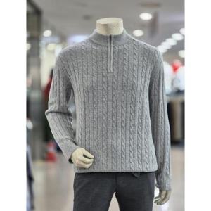 서광모드 세이브존05 꽈배기집업 남성 니트 SHTCEWNT7006