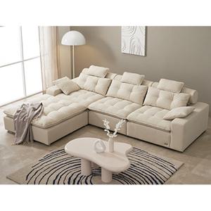 [착불] 컴포트리브 구스 4인 소파 스툴세트